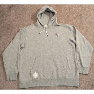 Men's GOAT USA OG Pullover Gray Hoodie Sweatshirt Size XL